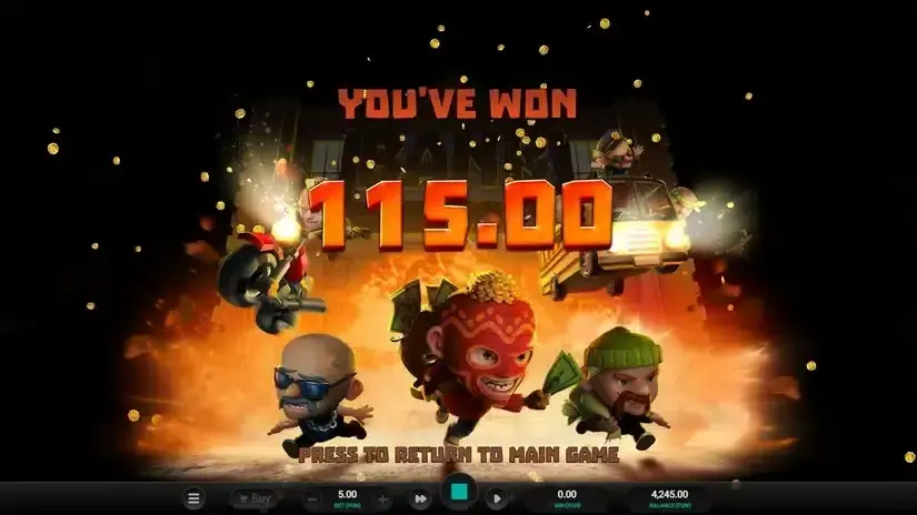 Mega Heist slot screenshot 6