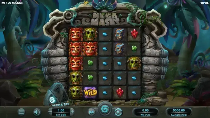 Mega Masks slot screenshot 1