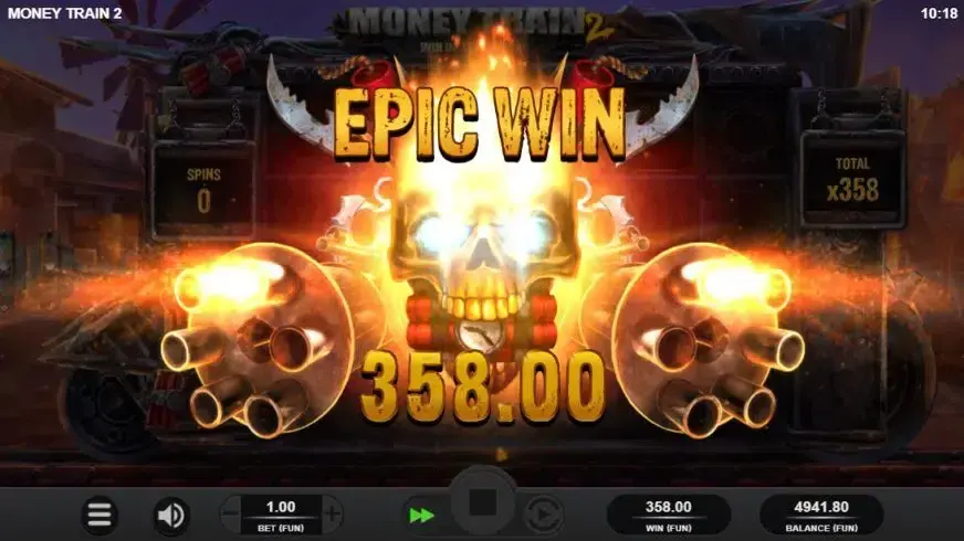 Money Train 2 slot screenshot 5