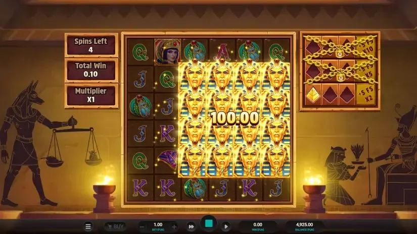 Pharaoh’s Last Wish slot screenshot 4