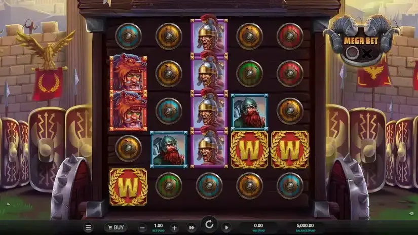 Roman Rivals slot screenshot 1