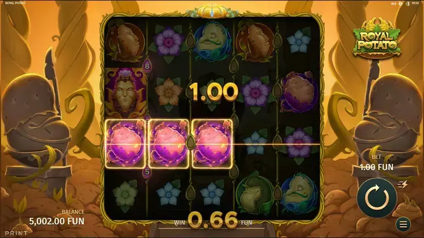 Royal Potato slot screenshot 2