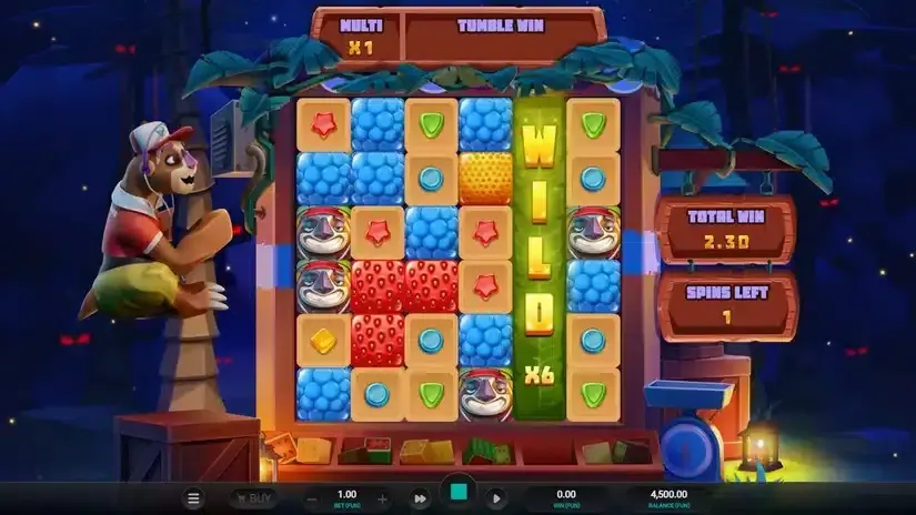 Sloth Tumble slot screenshot 4
