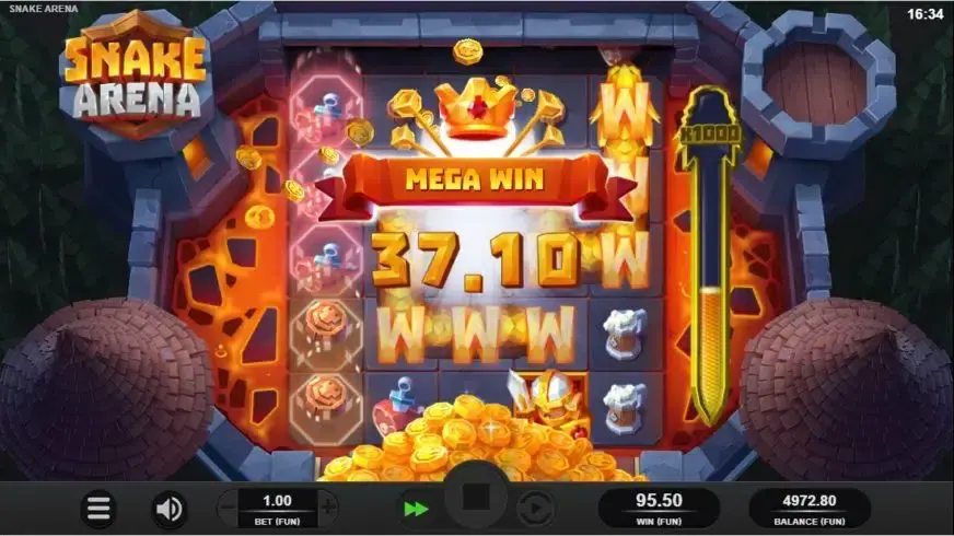 Snake Arena slot screenshot 5