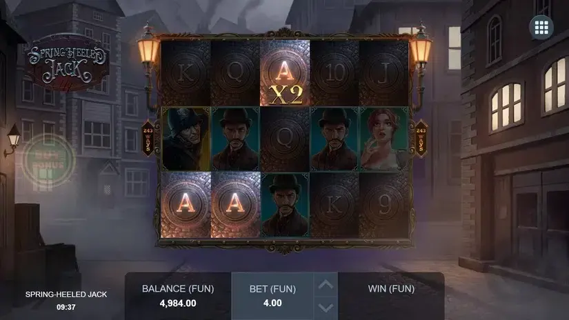Spring Heeled Jack slot screenshot 2
