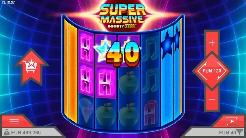 Super Massive Infinity Reels slot screenshot 2