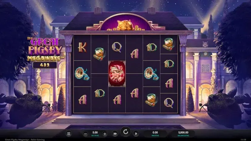 The Great Pigsby Megaways slot screenshot 2