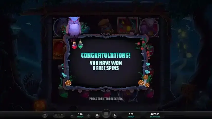 The Sorcerers Shuffle slot screenshot 3