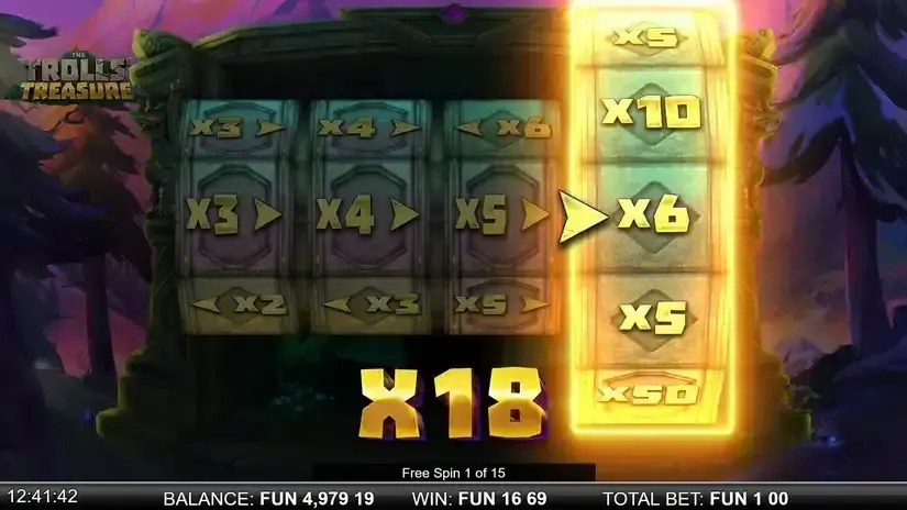 The Trolls’ Treasure slot screenshot 5
