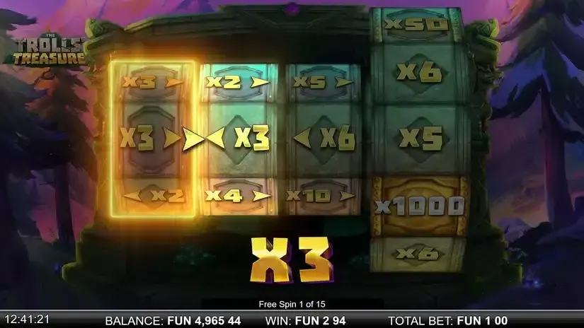 The Trolls’ Treasure slot screenshot 4