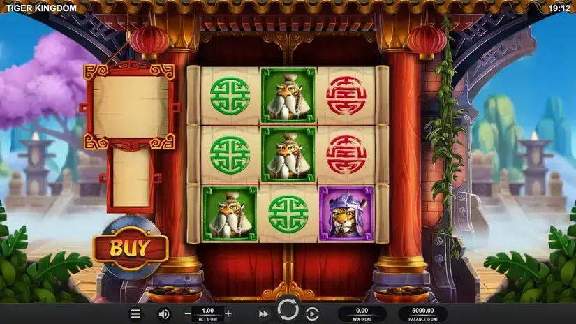 Tiger Kingdom Infinity Reels slot screenshot 1