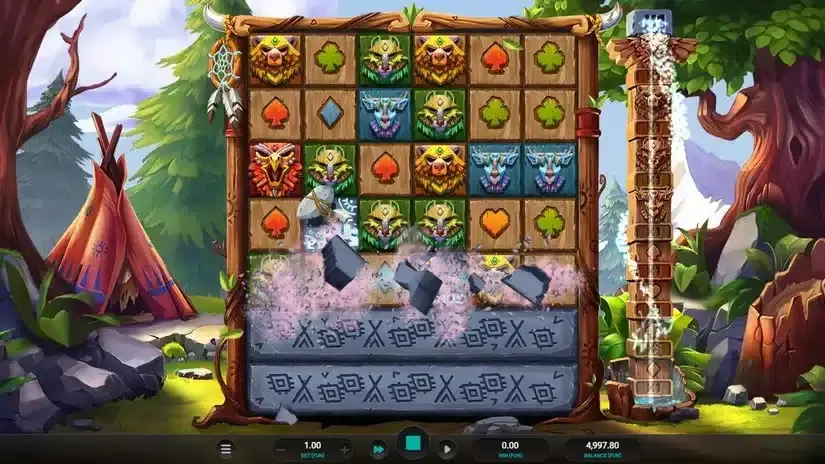 Totem Guardians Dream Drop slot screenshot 2