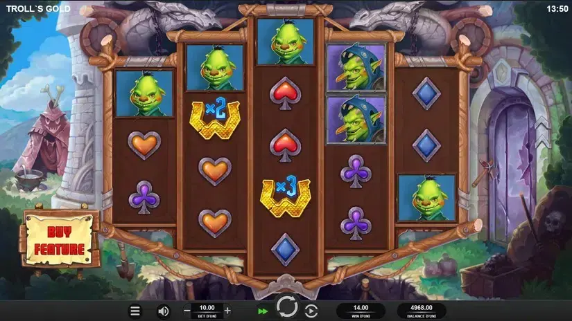 Troll’s Gold slot screenshot 2