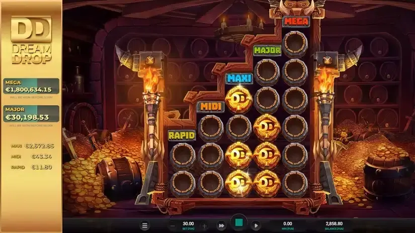 Volatile Vikings 2 Dream Drop slot screenshot 5
