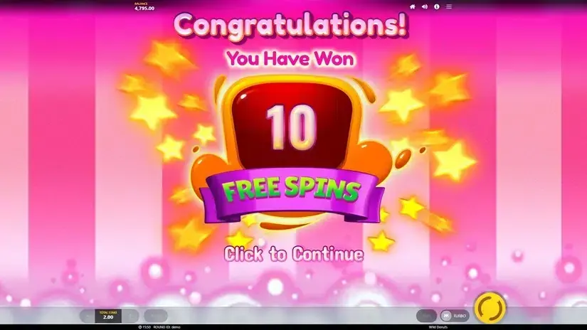 Wild Donuts slot screenshot 4
