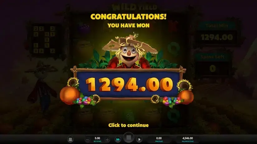 Wild Yield slot screenshot 9