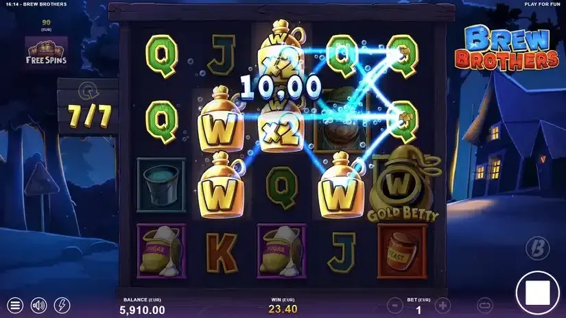 Brew Brothers slot screenshot 