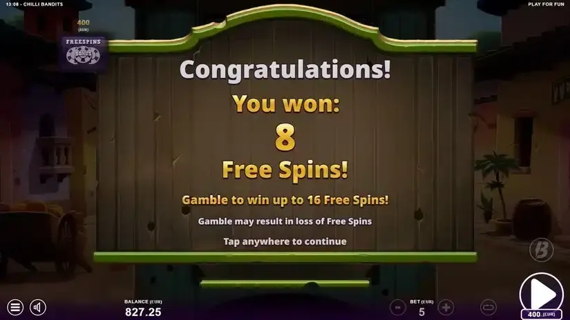 Chilli Bandits slot screenshot 4