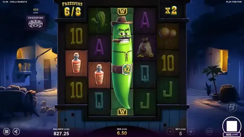 Chilli Bandits slot screenshot 5