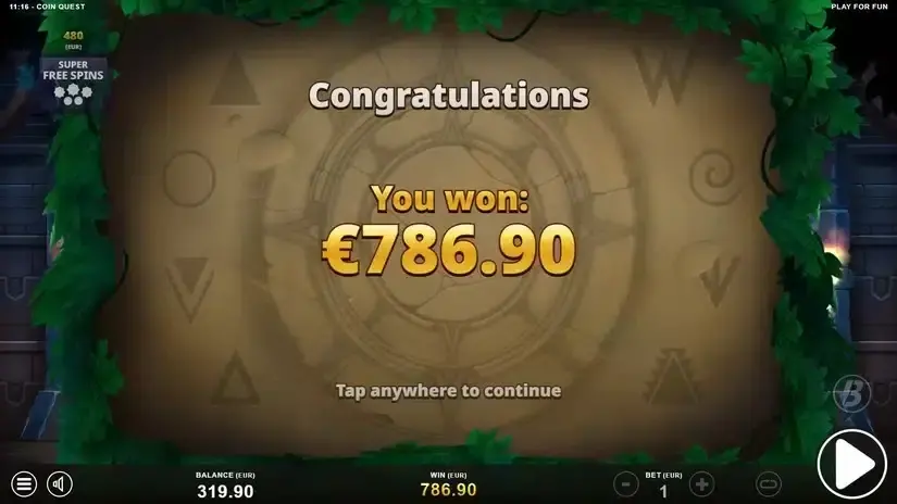 Coin Quest slot screenshot 