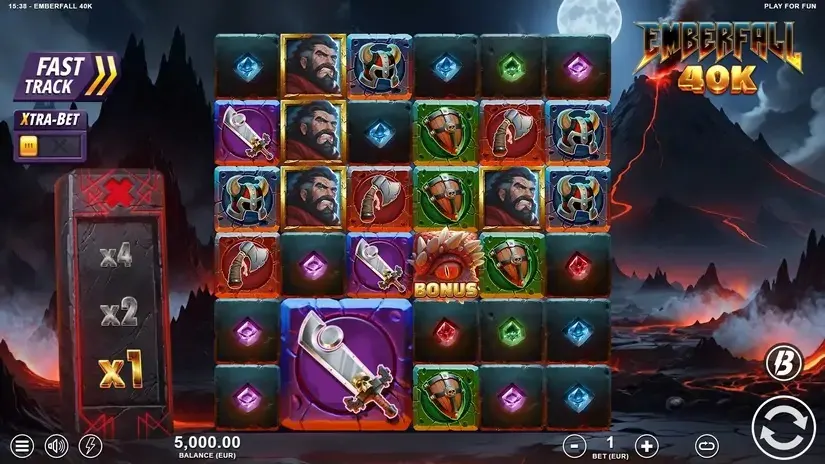 Emberfall 40K slot screenshot 