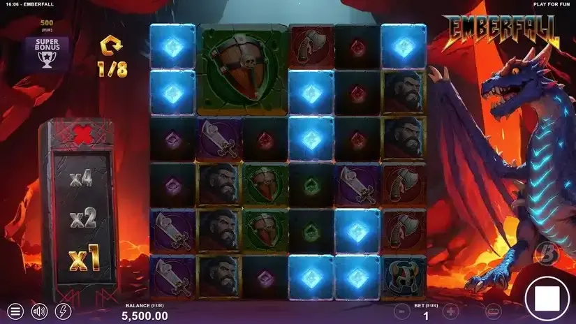 Emberfall slot screenshot 4