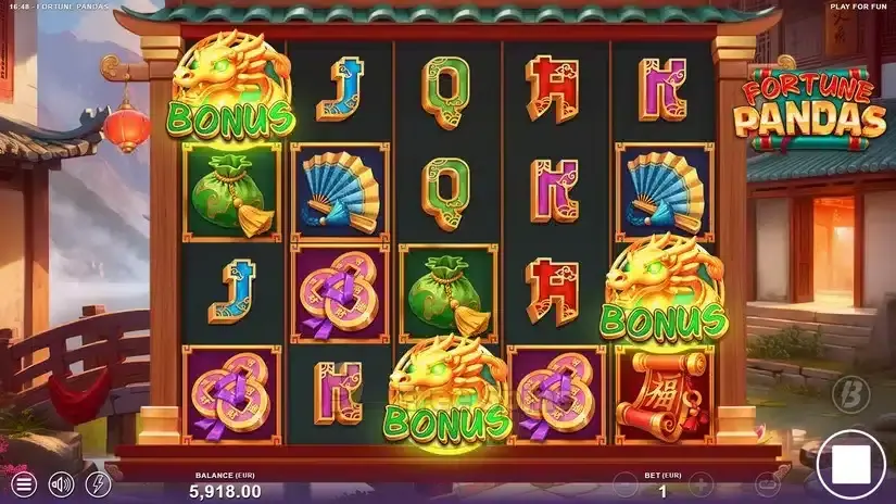 Fortune Pandas slot screenshot 2