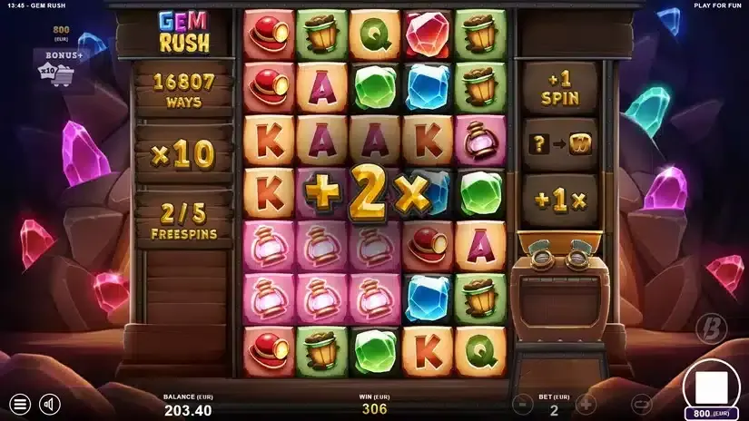 Gem Rush slot screenshot 6