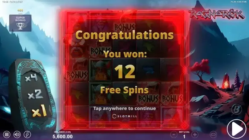 Ragnarok slot screenshot 2