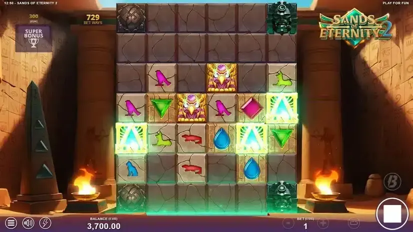 Sands of Eternity 2 slot screenshot 2