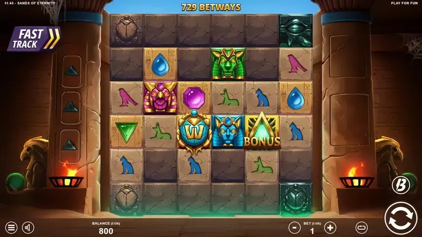 Sands of Eternity slot screenshot 