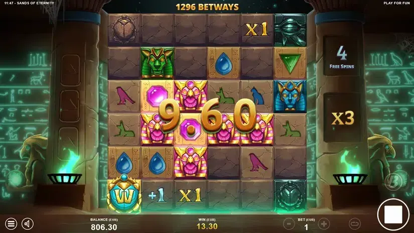 Sands of Eternity slot screenshot 