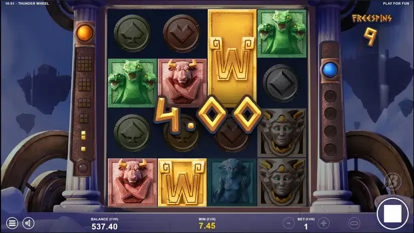 Thunder Wheel slot screenshot 6