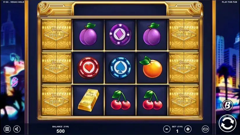 Vegas Gold slot screenshot 1