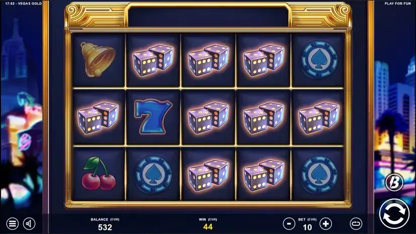 Vegas Gold slot screenshot 3