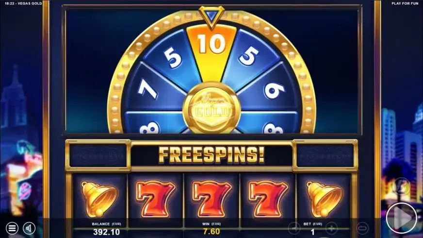 Vegas Gold slot screenshot 6