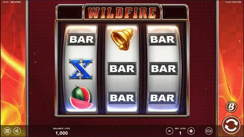 Wildfire slot screenshot 