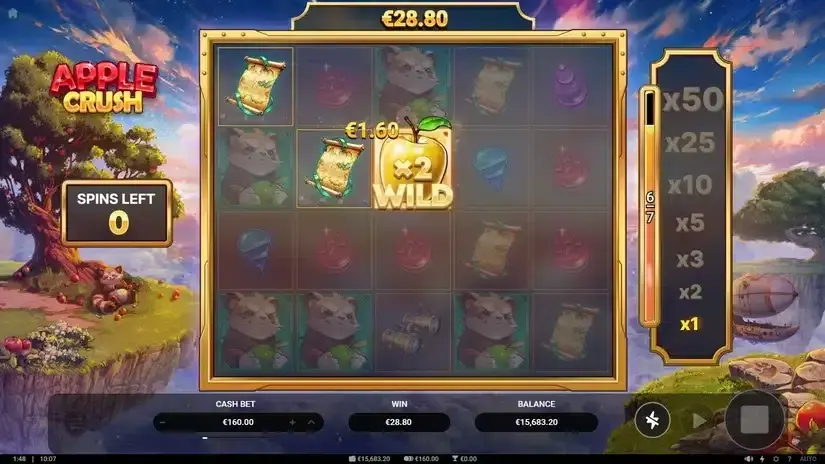 Apple Crush slot screenshot 