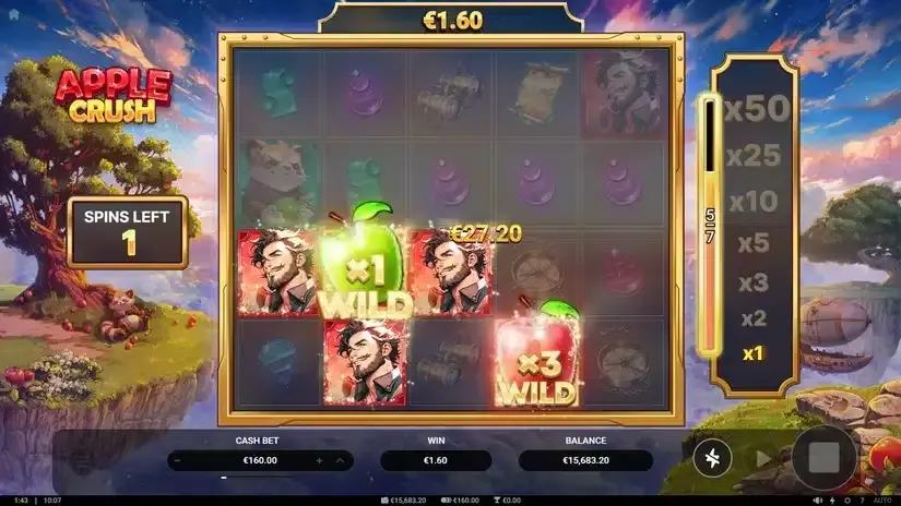 Apple Crush slot screenshot 3