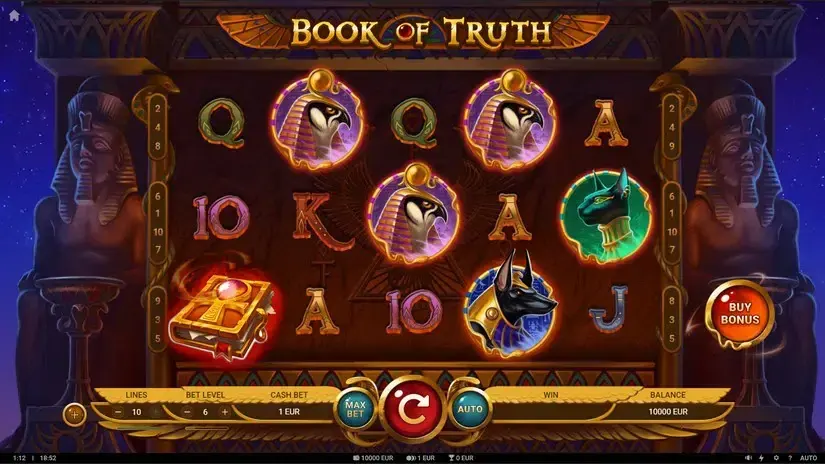Book of Truth slot screenshot 