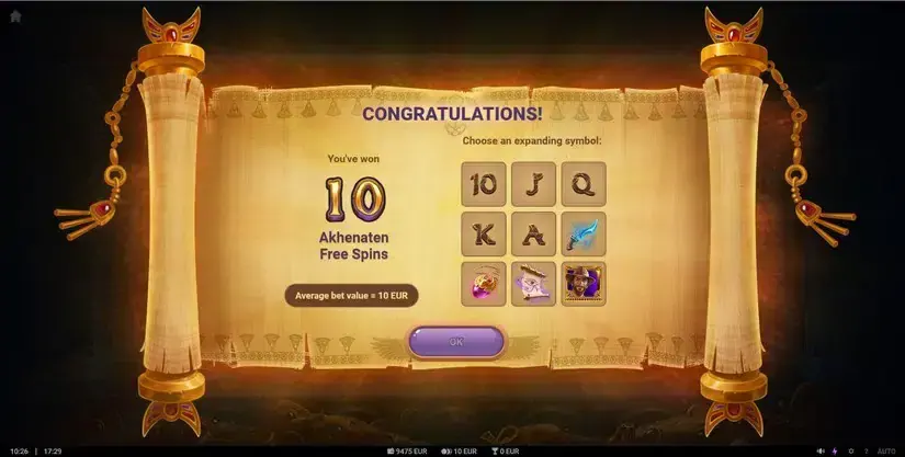 Crypts of Fortune slot screenshot 2