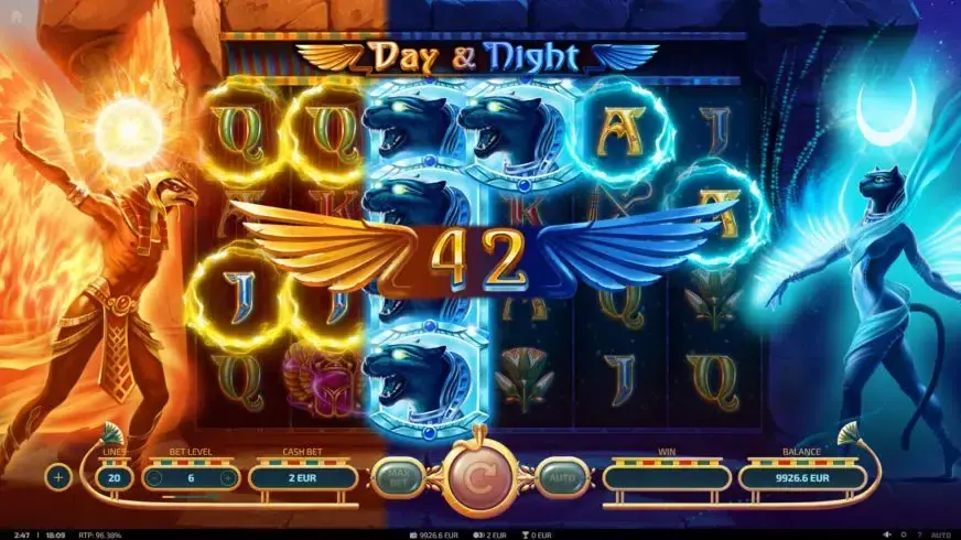 Day And Night slot screenshot 2