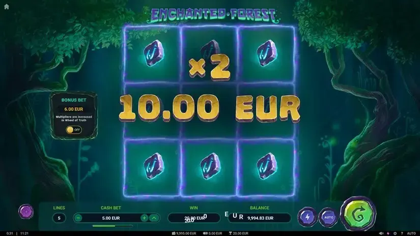 Enchanted Forest slot screenshot 4