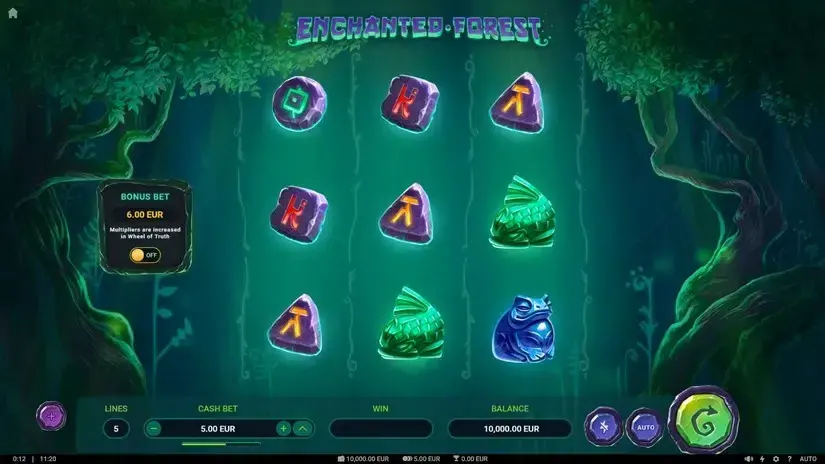 Enchanted Forest slot screenshot 1