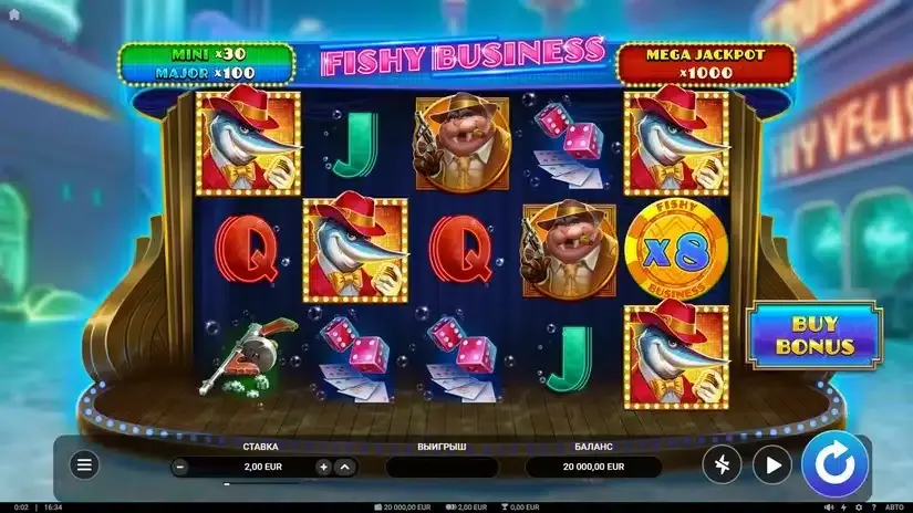 Fishy Business slot screenshot 1