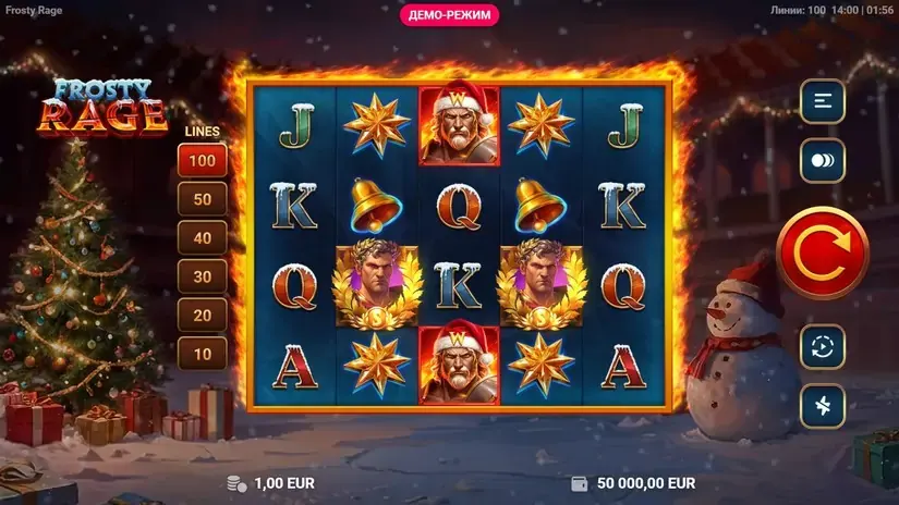 Frosty Rage slot screenshot 