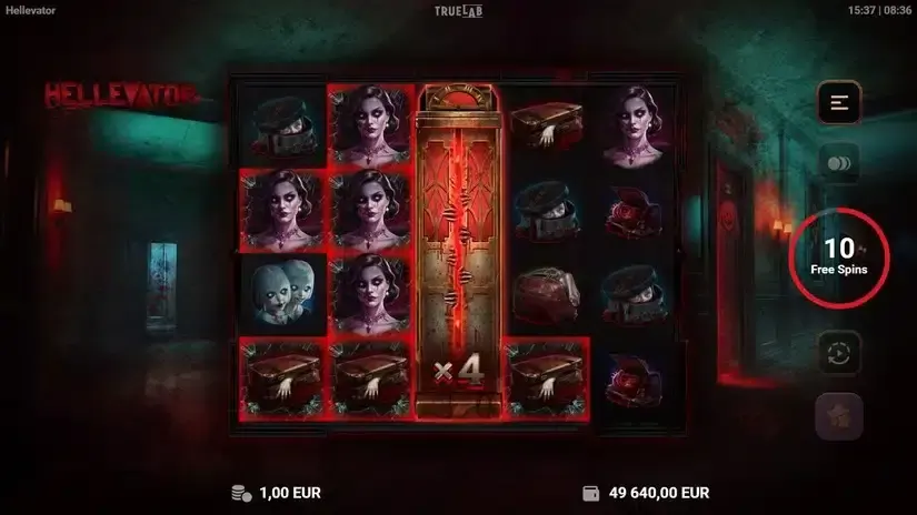 Hellevator slot screenshot 4