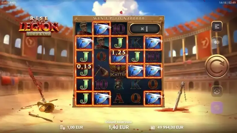 Lord & Lyu Rise of the Legion slot screenshot 2