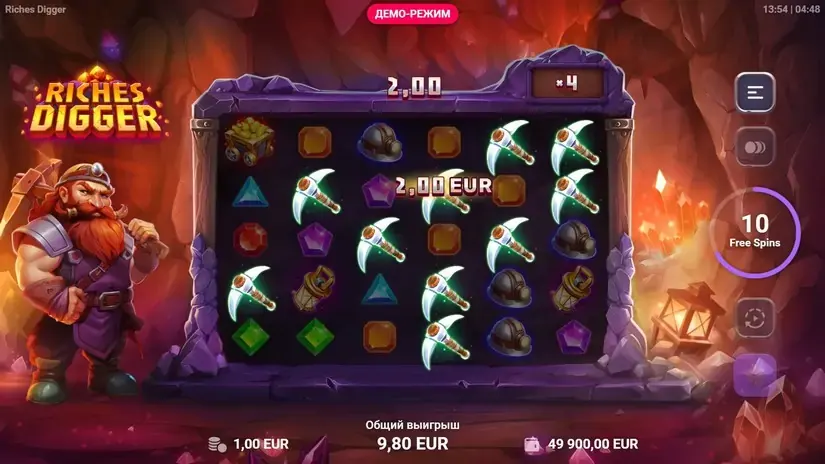 Riches Digger slot screenshot 