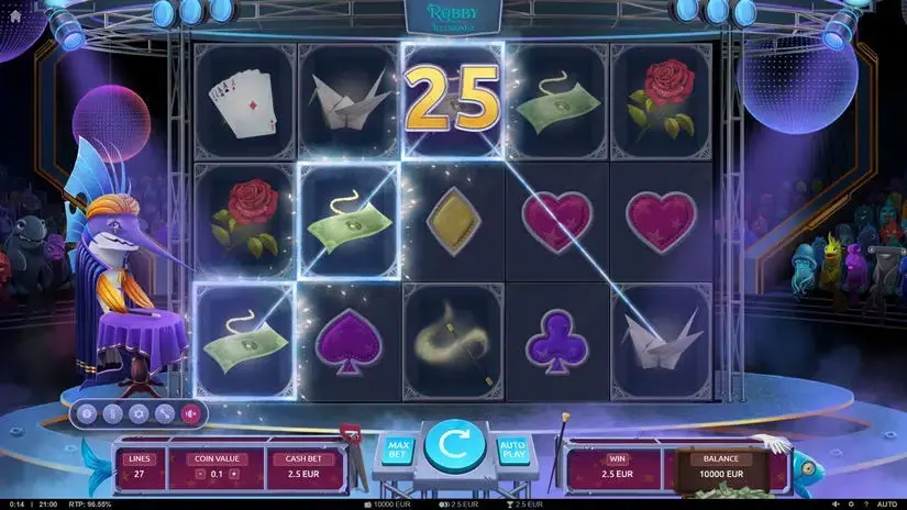 Robby the Illusionist slot screenshot 3